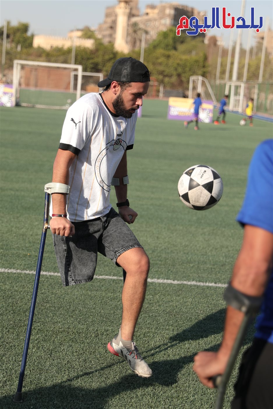دوري كرة القدم لأصحاب الساق الواحدة - تصوير : معاذ النجار