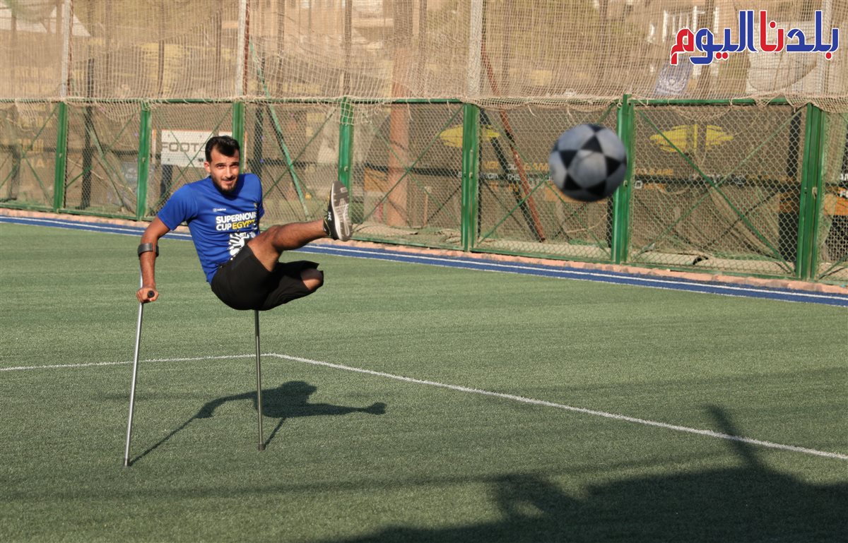 دوري كرة القدم لأصحاب الساق الواحدة - تصوير : معاذ النجار