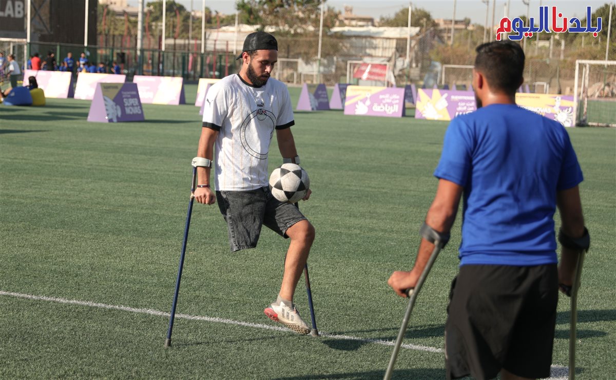 دوري كرة القدم لأصحاب الساق الواحدة - تصوير : معاذ النجار