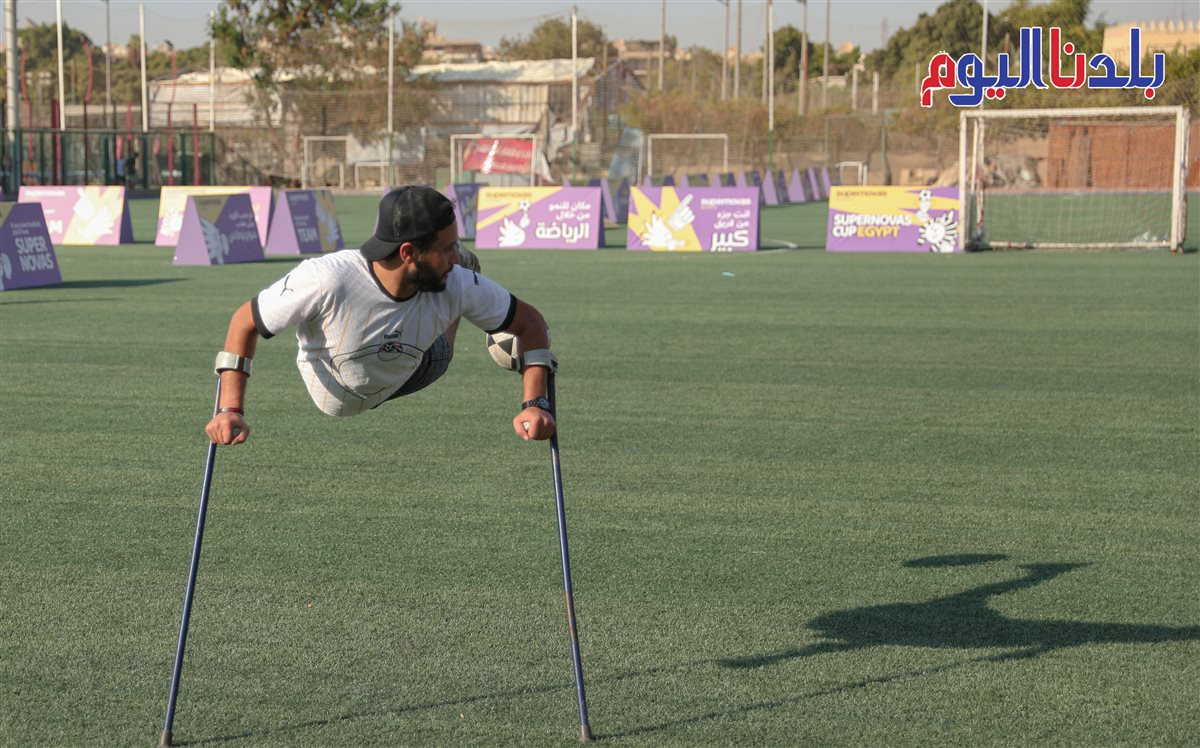 دوري كرة القدم لأصحاب الساق الواحدة - تصوير : معاذ النجار