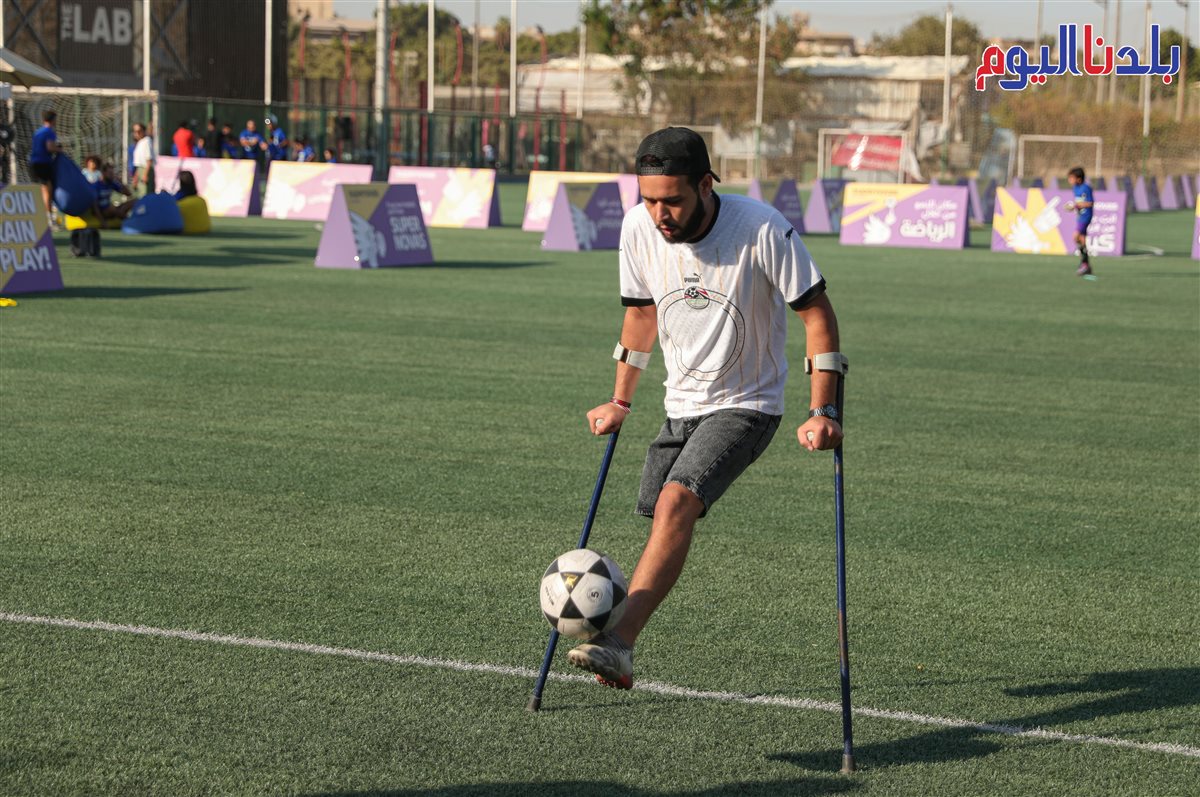 دوري كرة القدم لأصحاب الساق الواحدة - تصوير : معاذ النجار