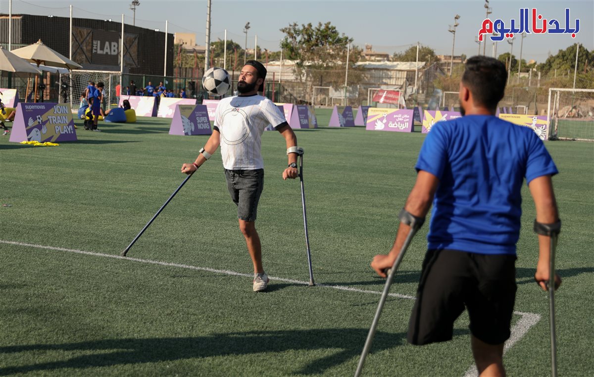 دوري كرة القدم لأصحاب الساق الواحدة - تصوير : معاذ النجار