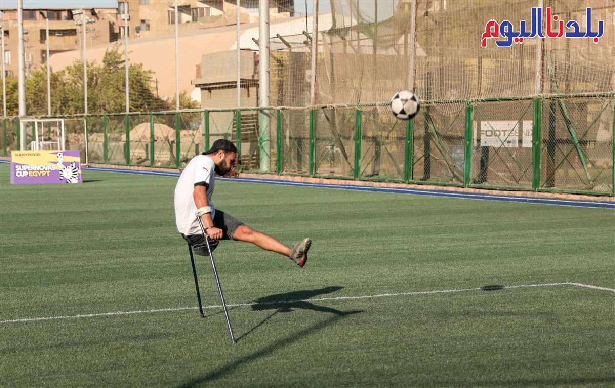 دوري كرة القدم لأصحاب الساق الواحدة - تصوير : معاذ النجار