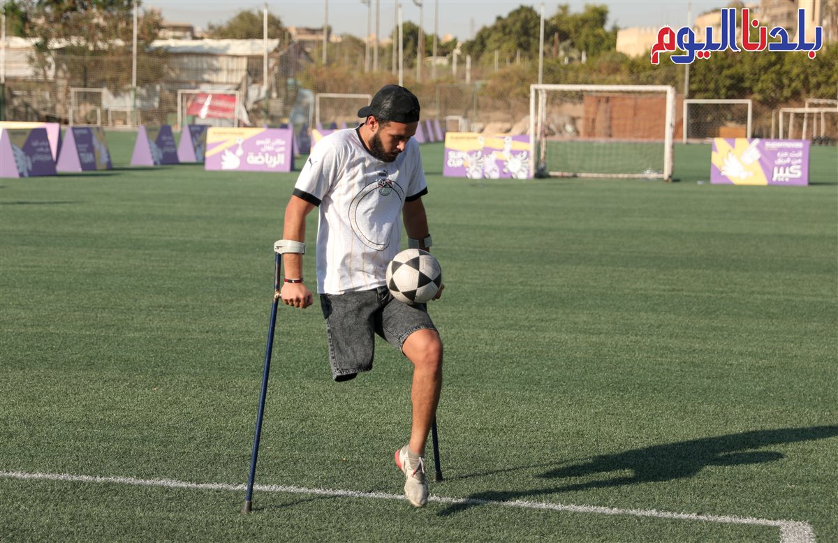 دوري كرة القدم لأصحاب الساق الواحدة - تصوير : معاذ النجار