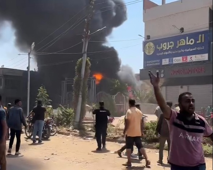 حريق مفاجئ في