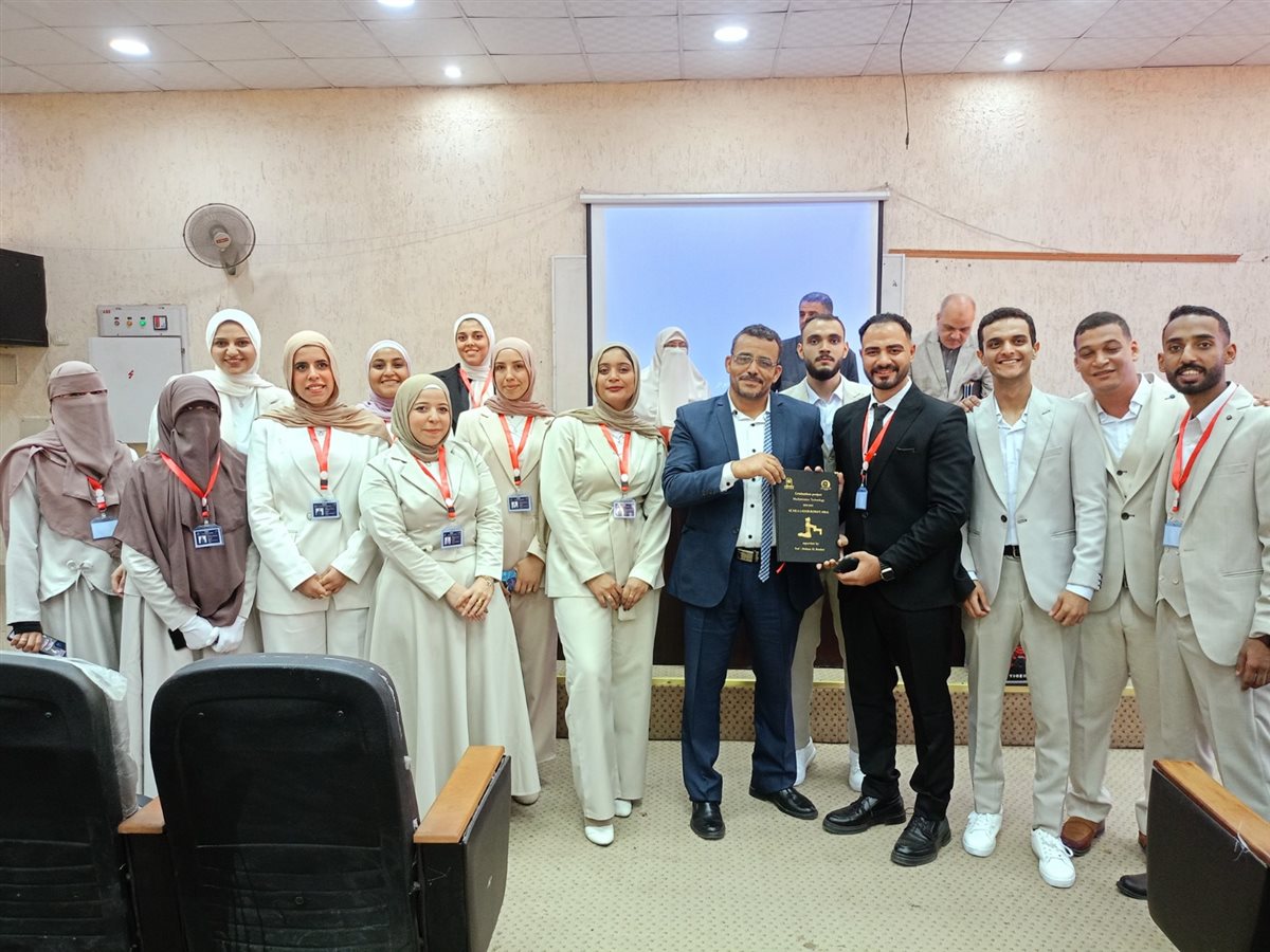 طلاب بجامعة حلوان يبتكرون ذراع روبوتية ليزرية بتقنيات التحكم الذكي