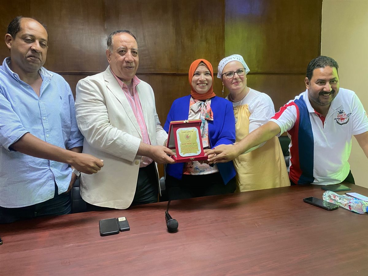 جانب من تكريم دكتورة ميرفت السيد بنقابة الصحفيين بالإسكندرية