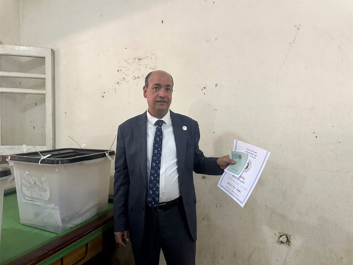 المستشار أحمد سيد مرشح حزب العدل في القائمة الوطنية