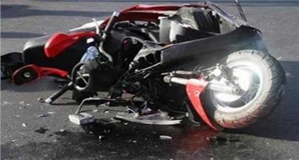 حادث تصادم دراجة بخارية - أرشيفية