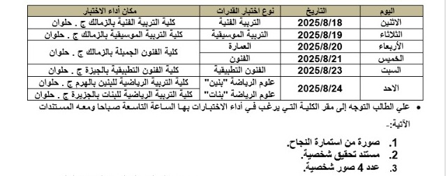 اختبارات القدرات