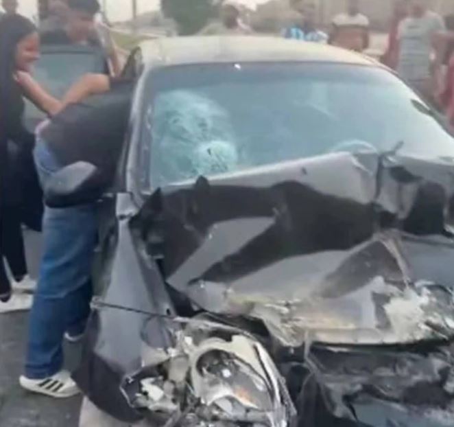 إصابة فتاة على طريق الواحات