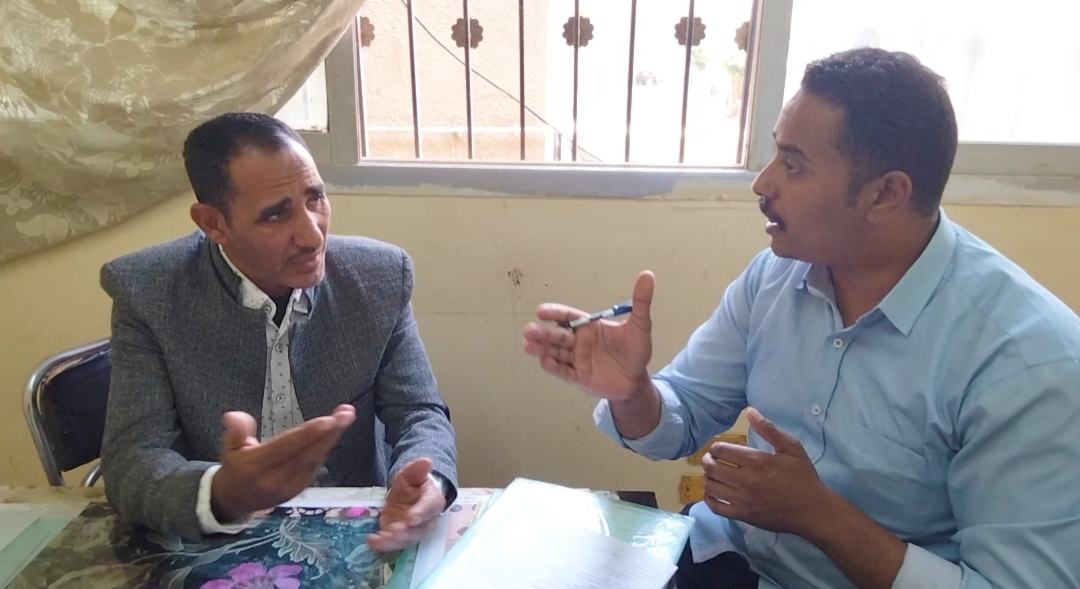 محمود حسن فى المواجهة مع مسئول المراقبة