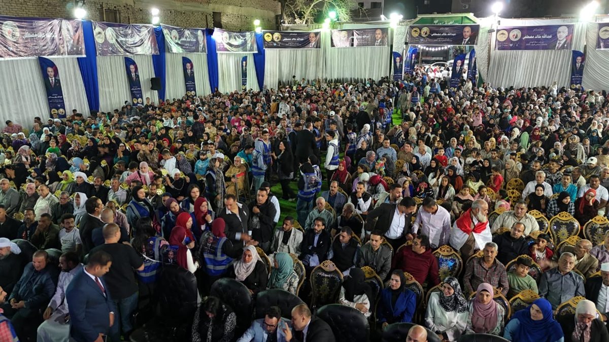 حضور جماهيري حافل في مؤتمر المرشح عبدالله خالد مصطفى بدائرة المرج