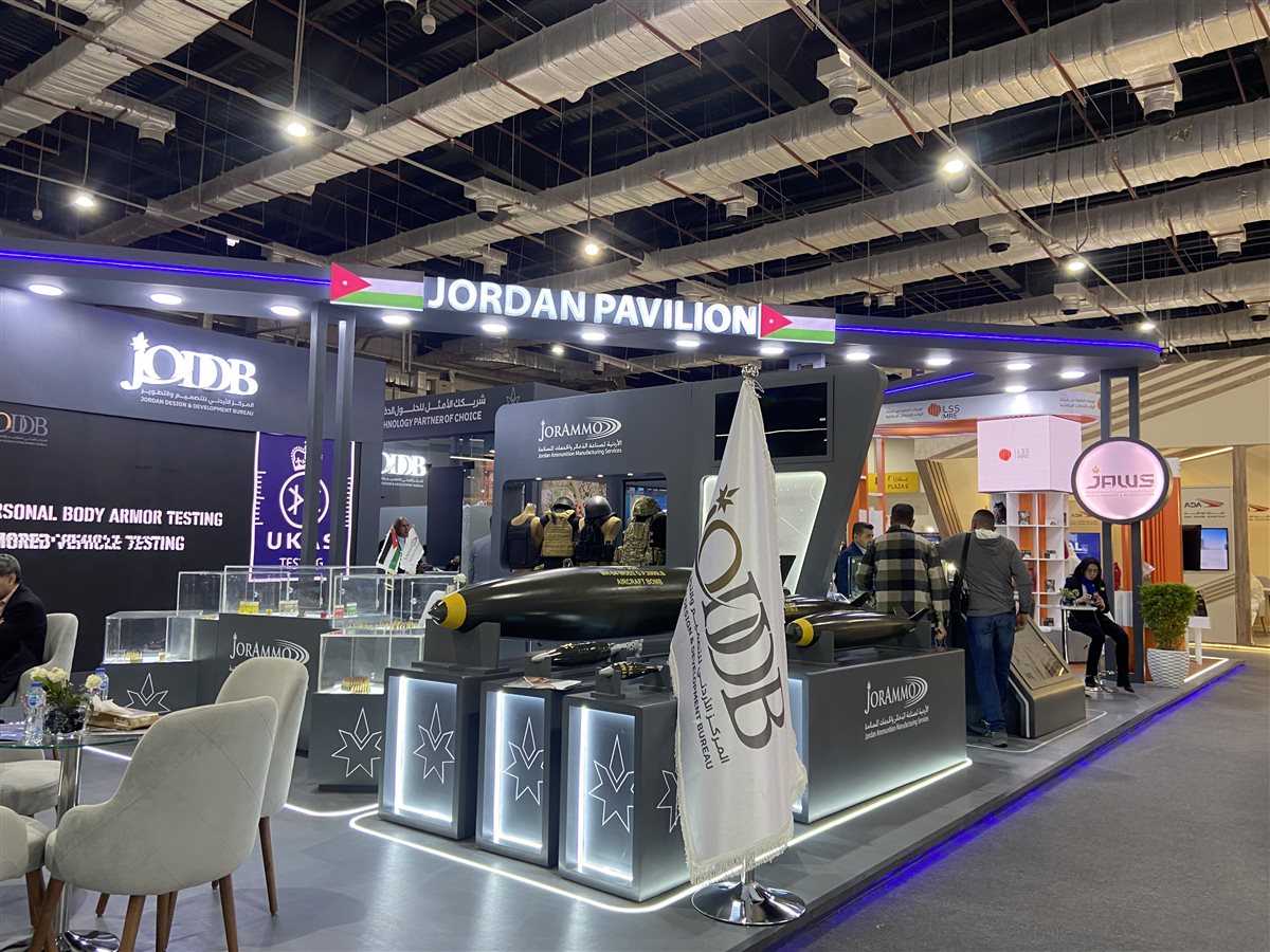 جناح المملكه الأردنيه بمعرض إيديكس 2025
