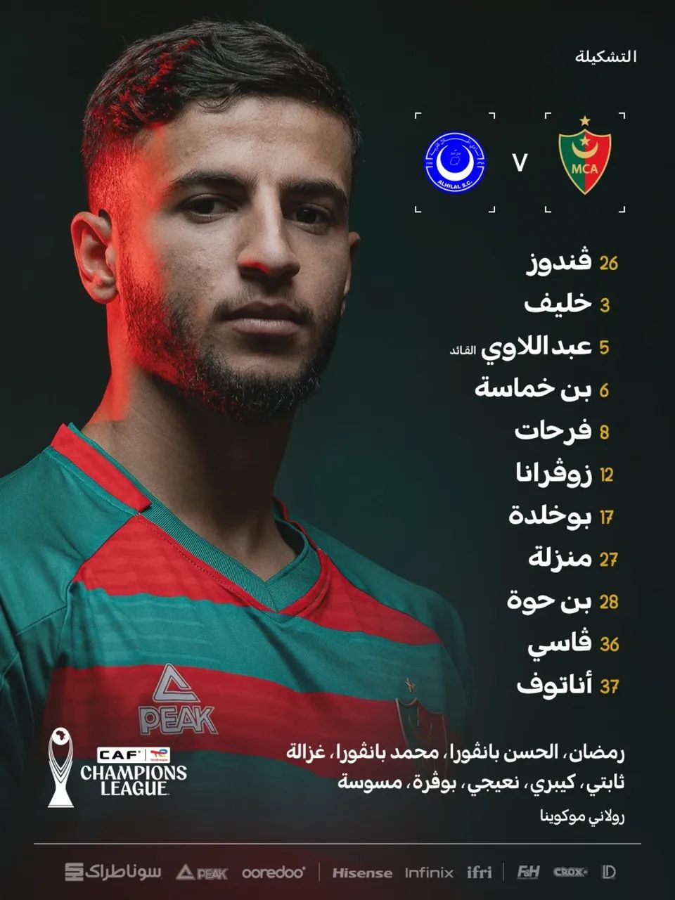 تشكيل مولودية الجزائر&nbsp;