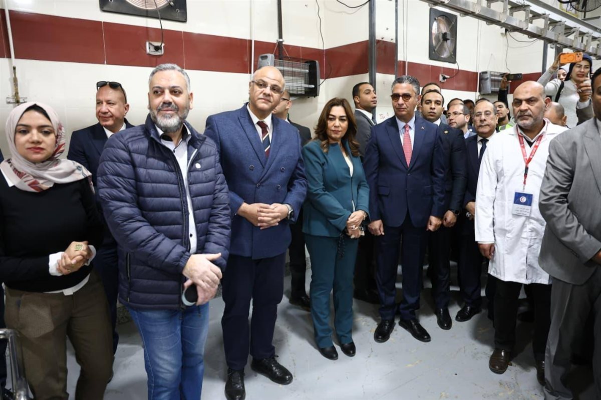 محافظ القليوبية ووزيرا التموين والتنمية المحلية يفتتحون مجزر كفر شكر نصف الآلي