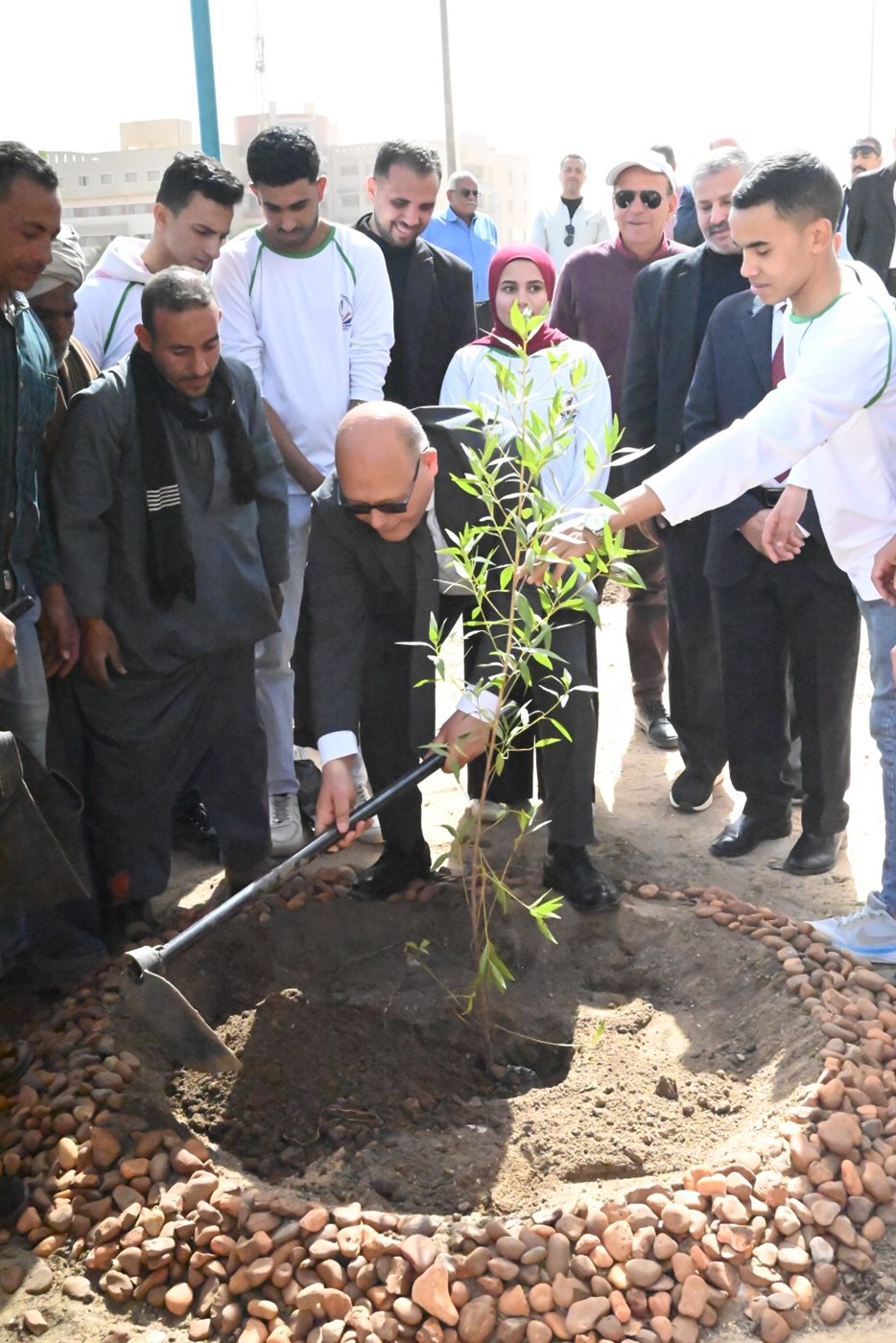 جانب من مشاركة رئيس الجامعة&nbsp;