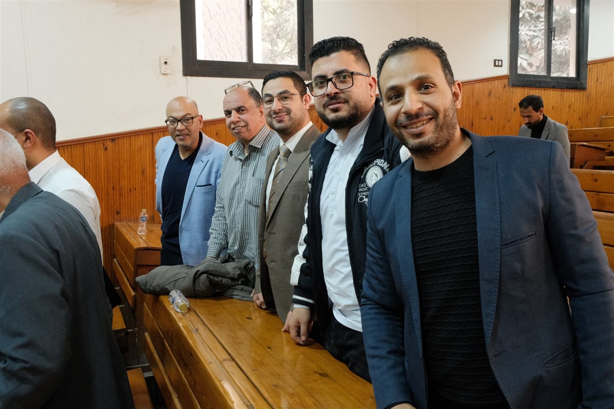 مناقشة رسالة ماجستير للصحفي محمد عبد الحليم