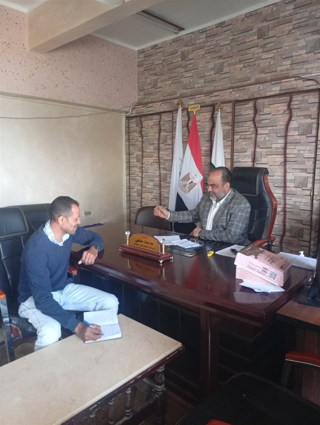 الدكتور مدحت حفني مع أحمدسالم&nbsp;