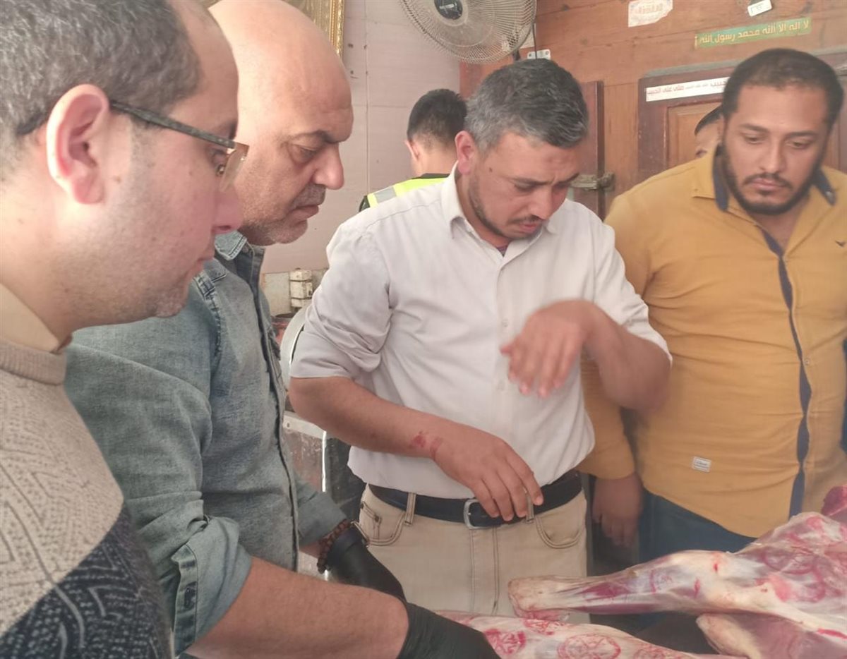 ضبط ذبيحة غير صالحة للاستهلاك الآدمي داخل محل جزارة ببنها