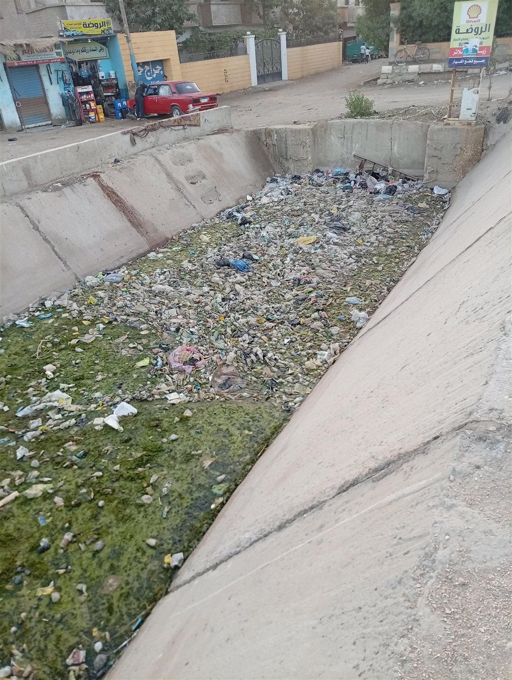 صورة نهاية ترعة بالبلينا