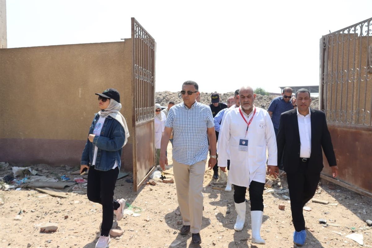 محافظ القليوبية يواصل جولاته الميدانية على المجازر ويتفقد مجازر الخانكة والقلج