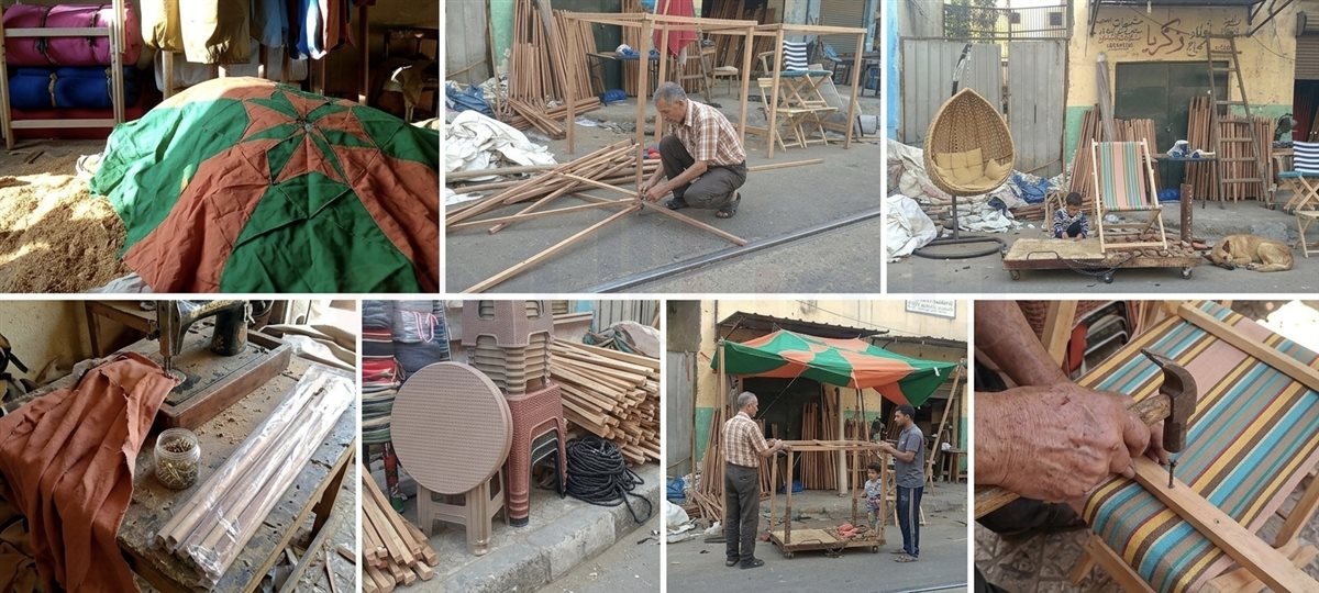 صناعة شماسي البحر