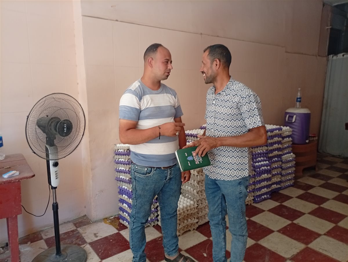أحمد سالم وصلاح ابوالدهب احدتجا بيض المائدة بسوهاج&nbsp;