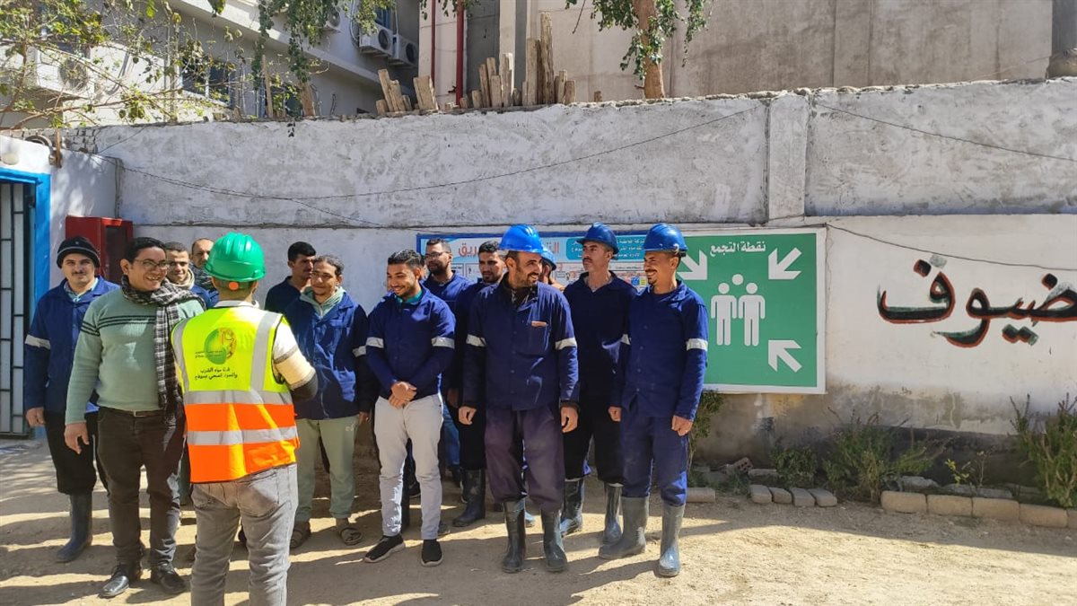 اثناء التدريب بمياه سوهاج&nbsp;
