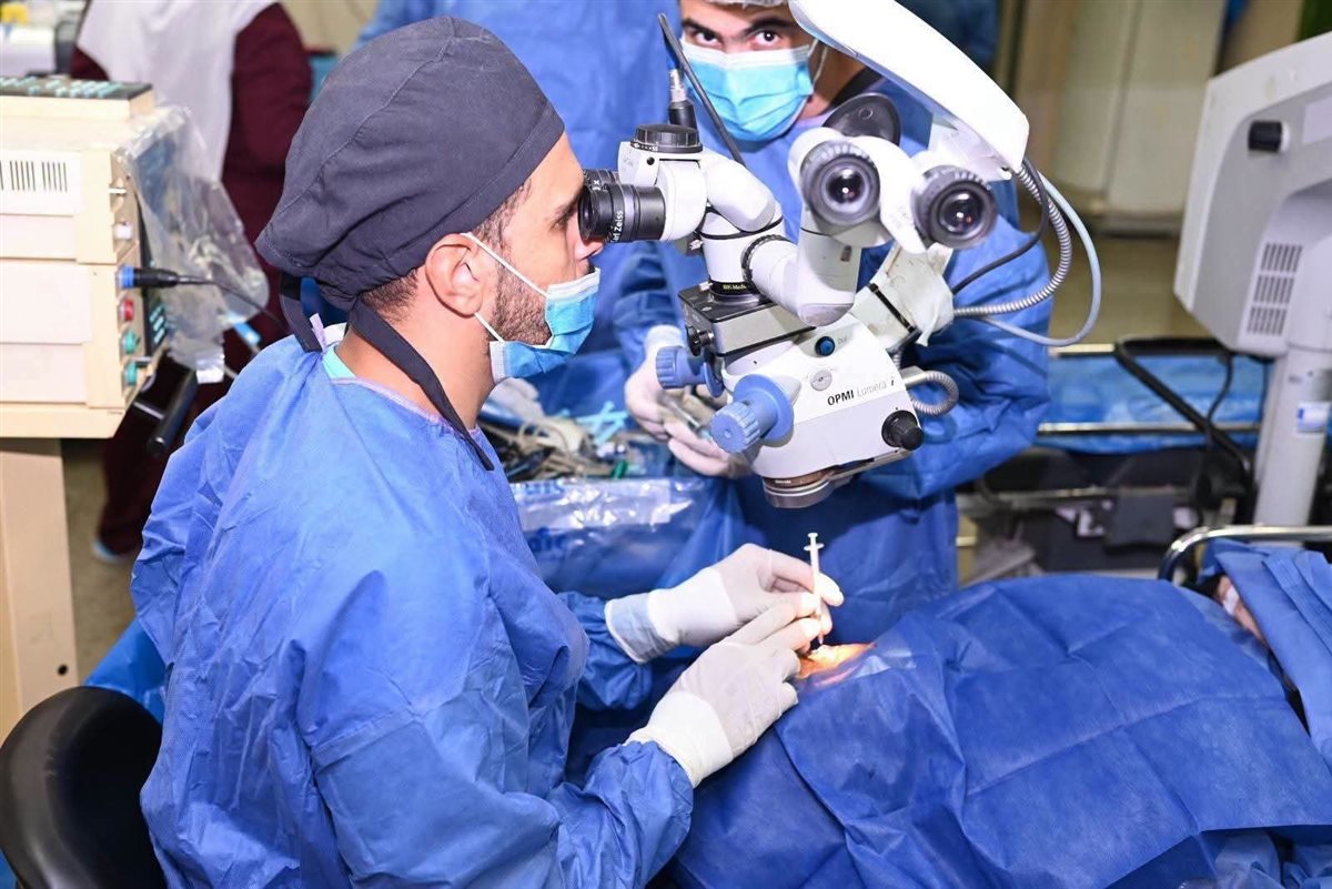 جراحات العيون بمستشفى سوهاج الجامعي
