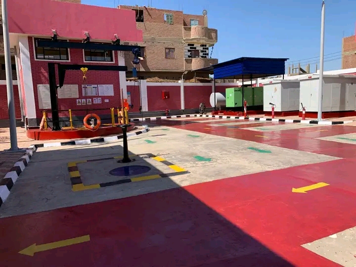 احدي محطات الصرف الصحي بسوهاج