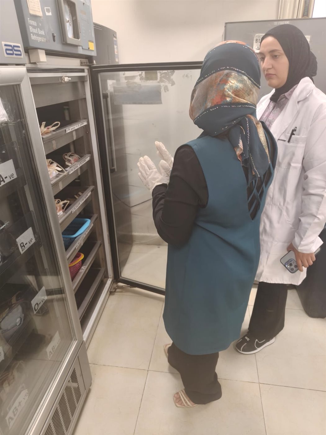 جانب من تفتيش المكتب الفنى لمستشفى سوهاج العام