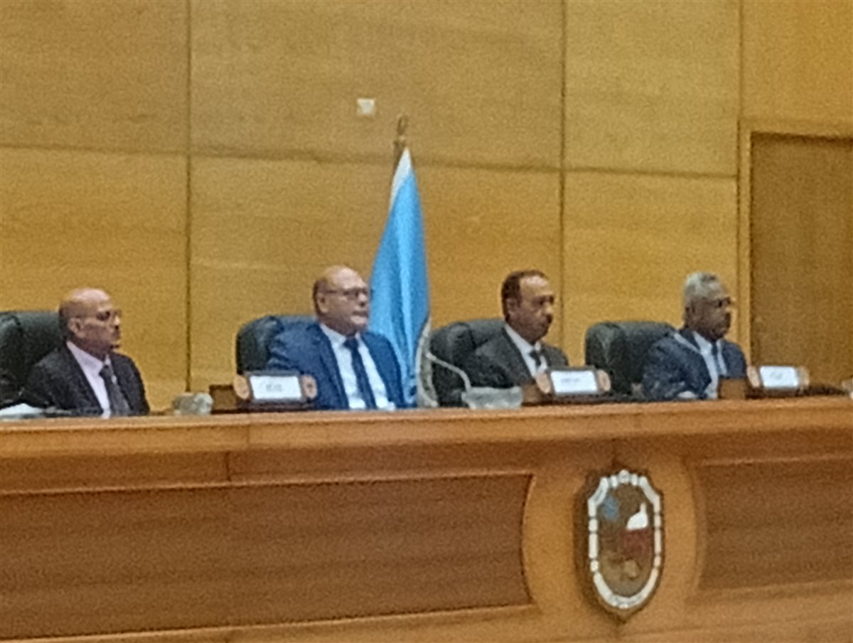 الدكتور حسان النعماني أثناء الاحتفال&nbsp;