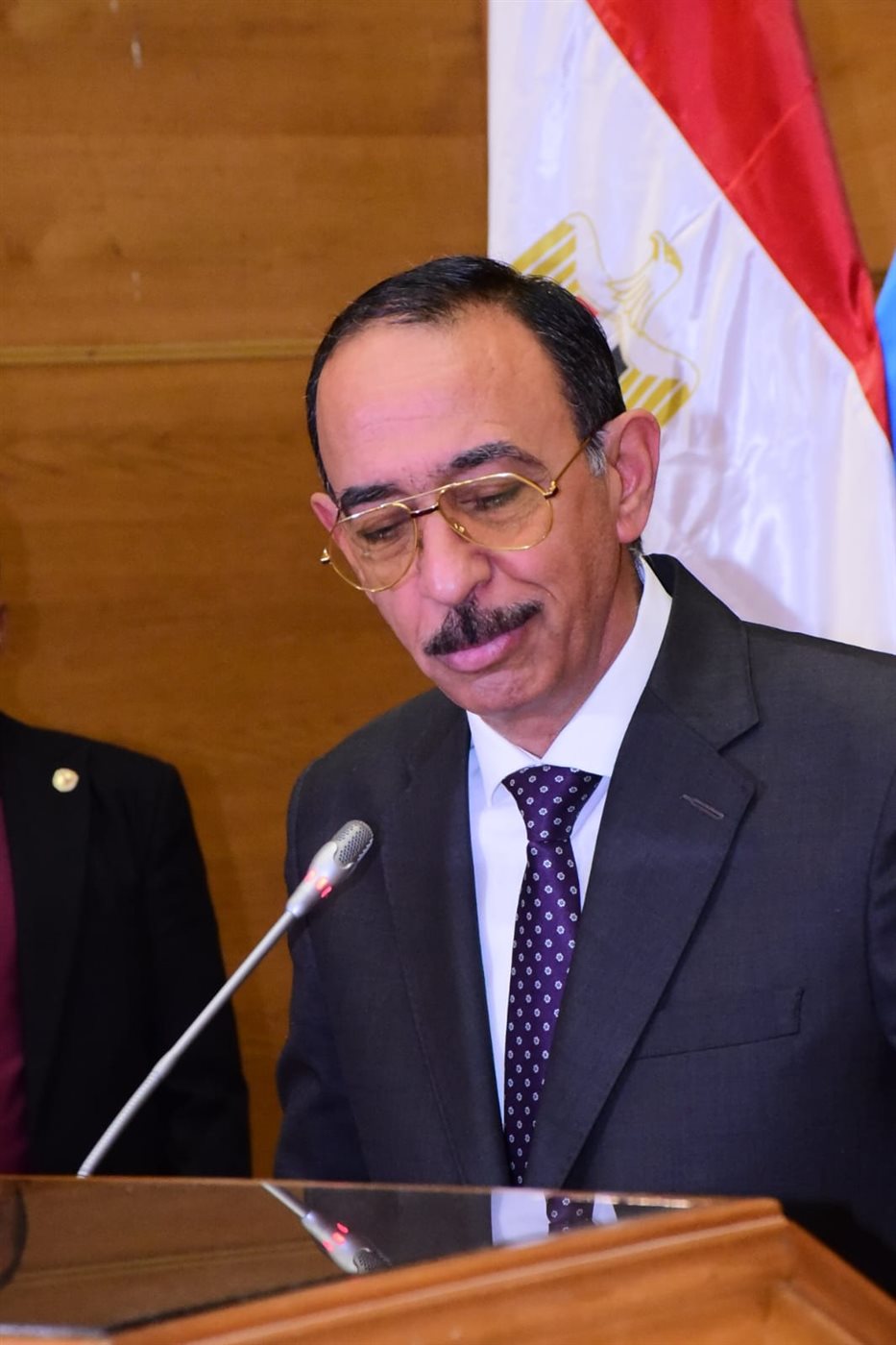 كلمة محافظ سوهاج اللواء طارق راشد&nbsp;