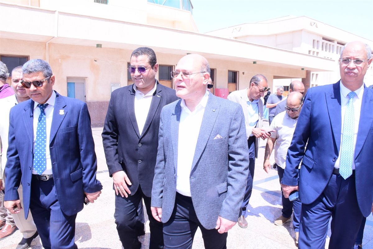الدكتور حسان النعماني أثناء جولة المتابعة