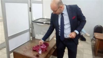 المستشار إسلام العبودي يُدلي بصوته في اللجنة العمالية بمدينة نصر