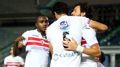 الزمالك يتقدم على الاتحاد السكندرى بثلاثية فى الشوط الأول