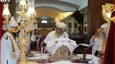 البابا تواضروس يدشن كنيسة ”مارمينا” بالولايات المتحدة