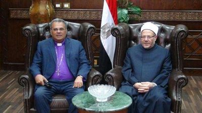 رئيس الطائفة الإنجيلية يهنئ مفتي الجمهورية بعيد الأضحي