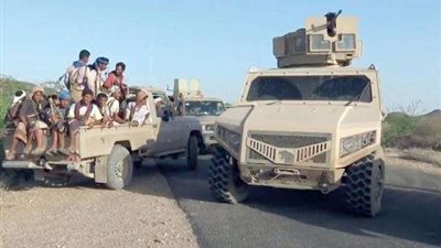 التحالف العربي يساند ألوية العمالقة في الهجوم على الحوثيين