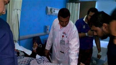 إصابة 4 رجال شرطة في طريق جنوب سيناء (صور)