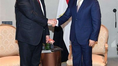 السيسى يستقبل الرئيس الأوكرانى بمحل إقامته بميونخ