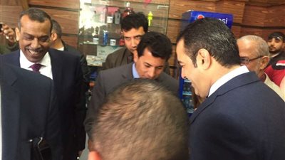 وزير الرياضة يتفقد مقرات إقامة اللجنة المنظمة لبطولة البحر المتوسط ببورسعيد