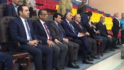 وزير الشباب يتفقد صالتي بورفؤاد وبورسعيد