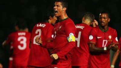 رونالدو يقود البرتغال للتقدم على إسبانيا بهدفين في الشوط الأول