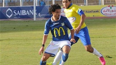 ميدو جابر يحرز هدف المقاصة الأول في شباك وادي دجلة