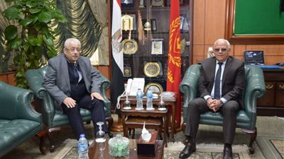 محافظ بورسعيد يستقبل وزير التعليم لتفقد مدارس المحافظة