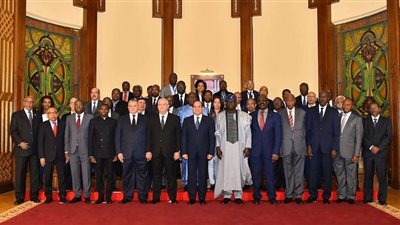 تفاصيل لقاء السيسي برؤساء المحاكم الدستورية والعليا الأفارقة
