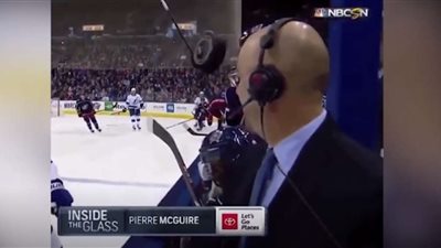 معلق رياضى ينجو من ضربة مميتة