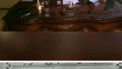 رئيس مباحث بني سويف يضع لافتة مدون عليها رقم تليفونه لسهولة تواصل المواطنين